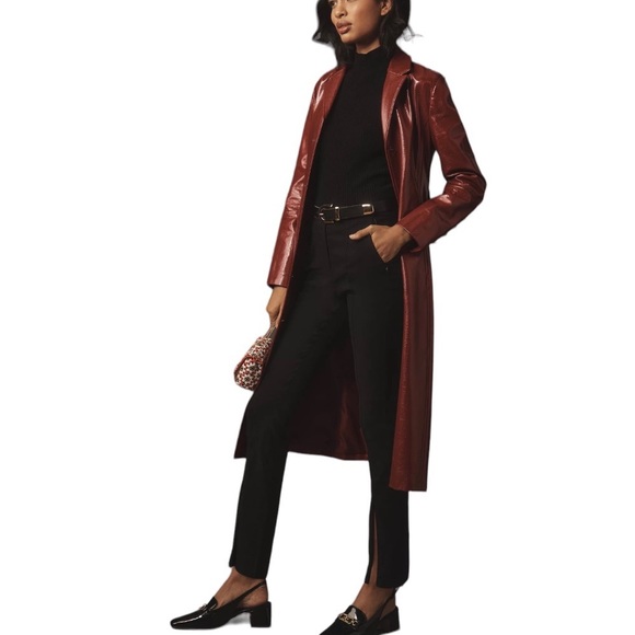 Anthropologie Maeve Zip-To-Flare Slim Legging Pants - Picture 3 of 8